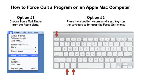 Force close program mac